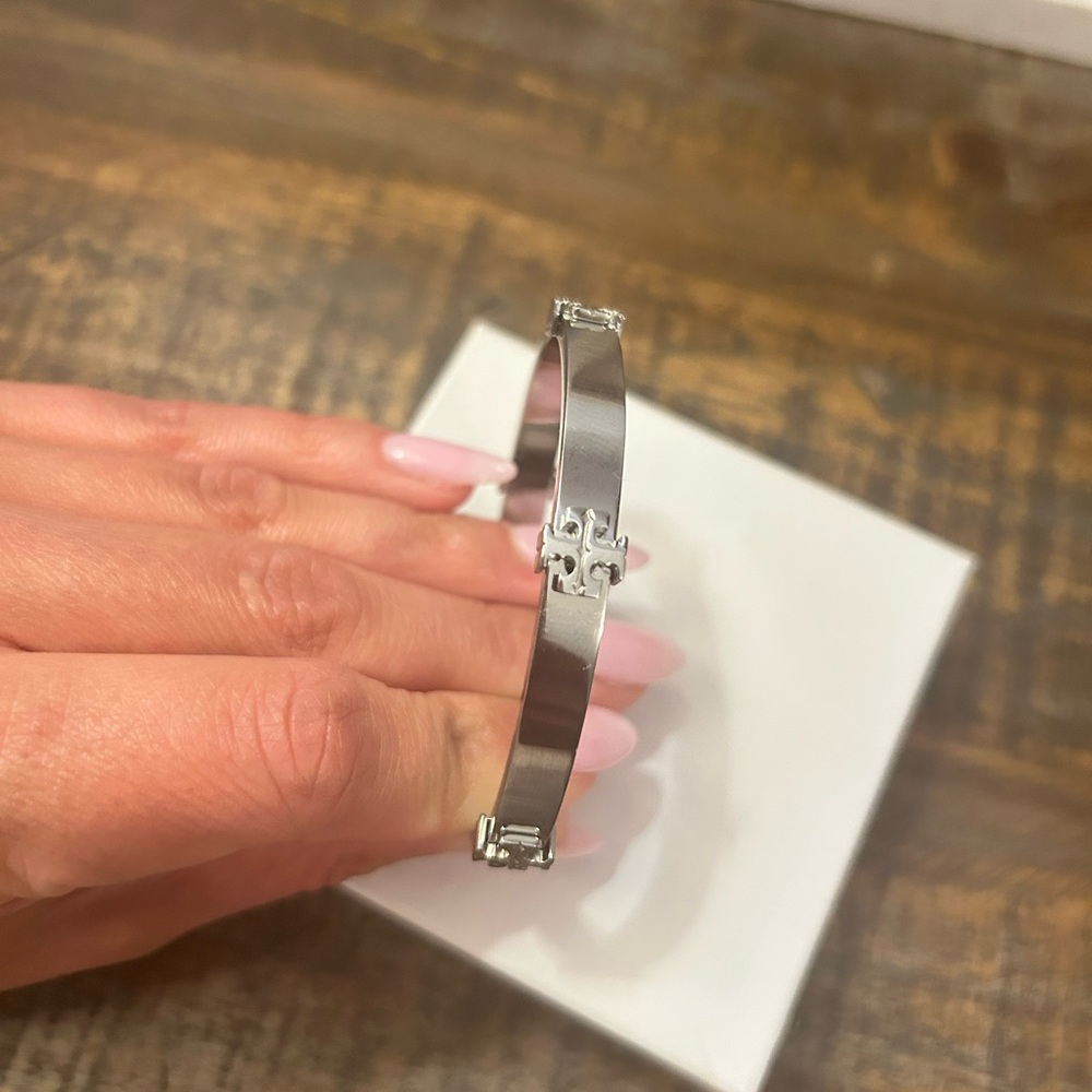 Silver TORY BURCH Bangle Bracelet